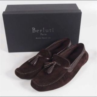 ベルルッティ タッセルの通販 16点 | Berlutiを買うならラクマ Berluti ベルルッティ タッセル ローファー 6 紺 ネイビー