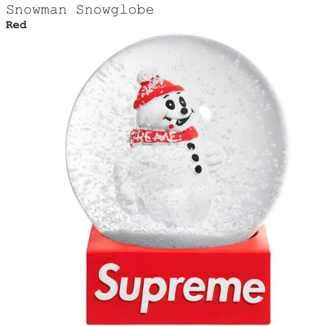 Supreme snowman snowglobe スノードーム