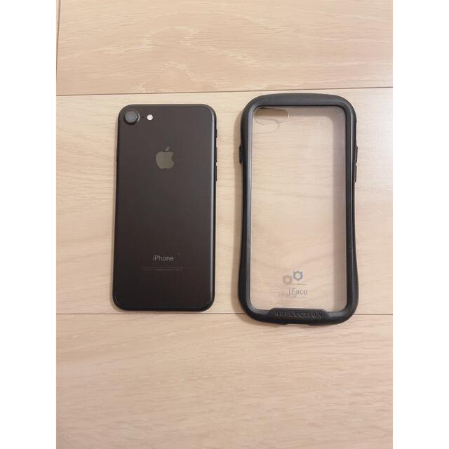 最先端 Apple - 【値下げしました‼️】iPhone7 128G iFace透明ケース付き スマートフォン本体