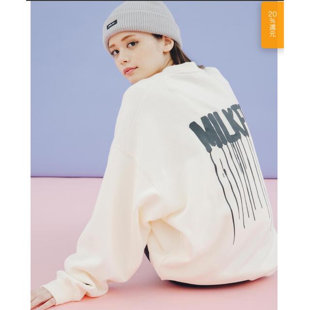 MILKFED.(ミルクフェド)のMILKFED KRINK×MILKFED SWEAT TOP レディースのトップス(トレーナー/スウェット)の商品写真