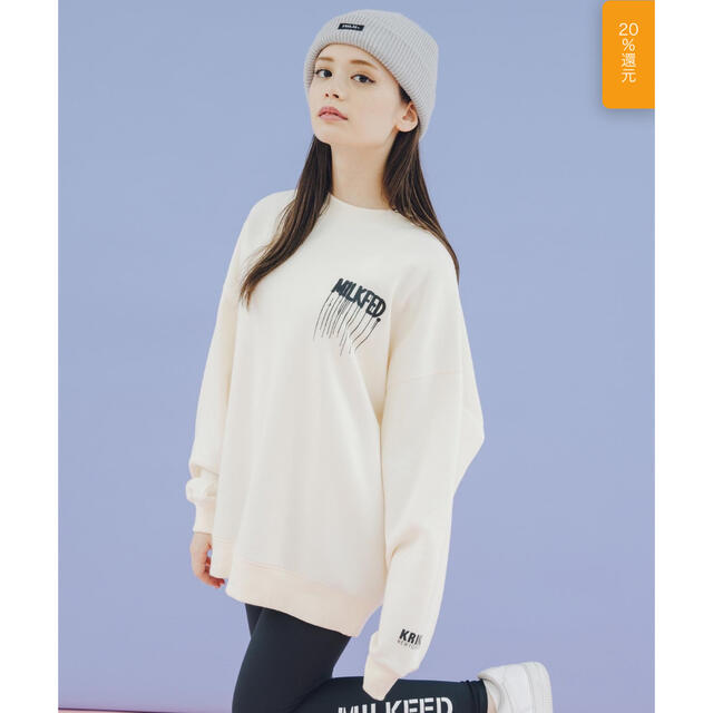 MILKFED.(ミルクフェド)のMILKFED KRINK×MILKFED SWEAT TOP レディースのトップス(トレーナー/スウェット)の商品写真