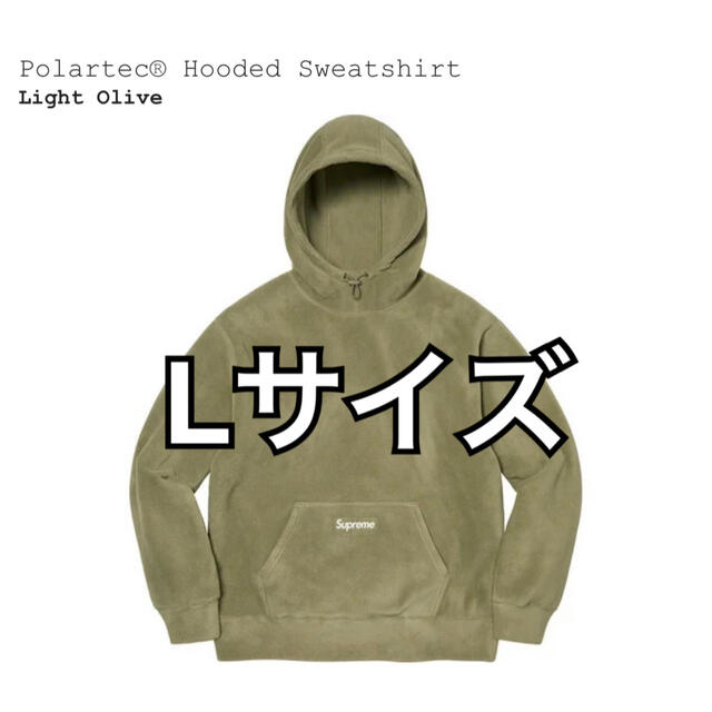 新しい季節 Supreme - supreme Polartec® Hooded Sweatshirt Lサイズ パーカー