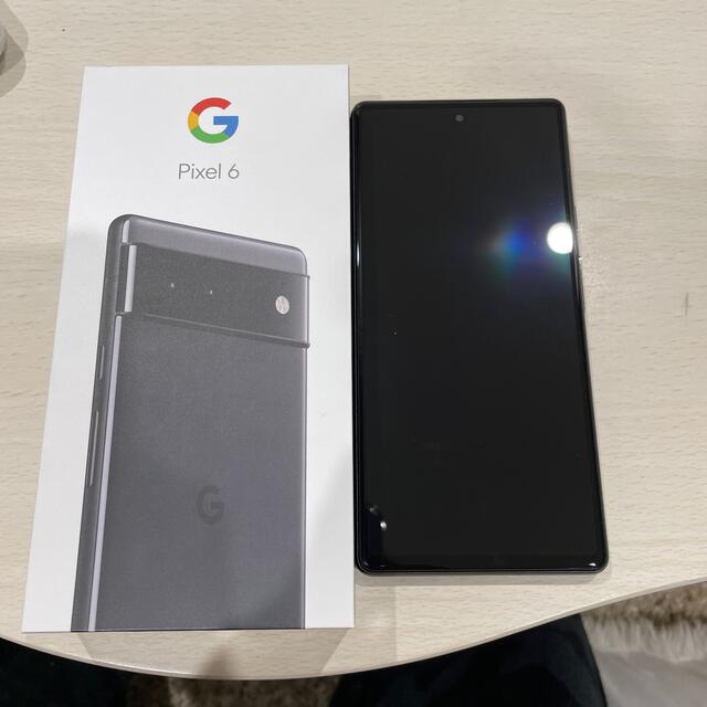 Google pixel 6 128GB Stormy Blackスマートフォン本体