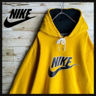 ナイキ(NIKE)の【人気2XL】NIKE ビッグロゴパーカー　裏起毛　オーバサイズ　古着(パーカー)