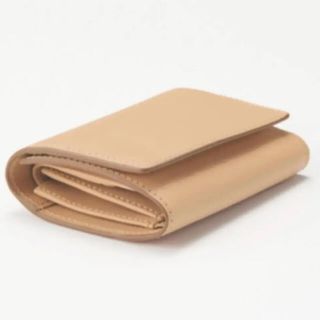 ムジルシリョウヒン(MUJI (無印良品))の【新品】MUJI イタリア産ヌメ革は三つ折り財布  (財布)