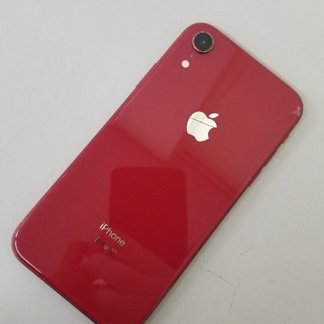 iPhone XR RED 64GB 画面、背面割れジャンク