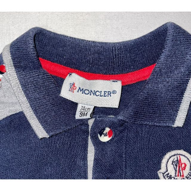 MONCLER(モンクレール)のベビー服）Moncler ポロシャツ／短パン（セット） キッズ/ベビー/マタニティのベビー服(~85cm)(シャツ/カットソー)の商品写真