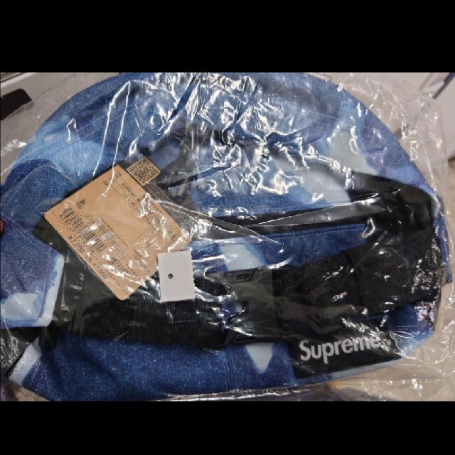 Supreme(シュプリーム)のBleached Denim Print Roo ウエストポーチ シュプノース メンズのバッグ(ウエストポーチ)の商品写真