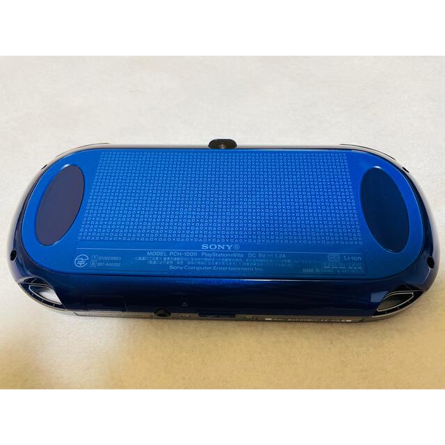 PlayStation Vita(プレイステーションヴィータ)のPSVita PCH-1000 ZA04 サファイアブルー  動作良好 エンタメ/ホビーのゲームソフト/ゲーム機本体(家庭用ゲーム機本体)の商品写真