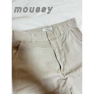 マウジー(moussy)のmoussy 裾ダメージワイドデニム/サイズ2(デニム/ジーンズ)