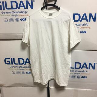 ギルタン(GILDAN)のGILDANギルダン☆半袖無地Tシャツ☆ポケット無し☆ホワイト☆XLサイズ★白(Tシャツ/カットソー(半袖/袖なし))