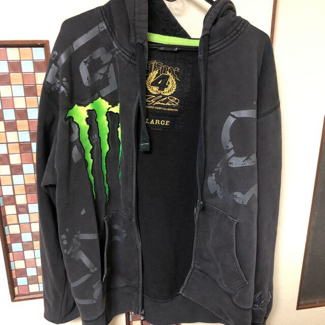 【希少デザイン】MONSTER ENERGY モンスター　パーカー　一点物　レア