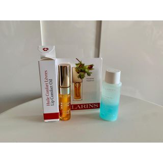 クラランス(CLARINS)のクラランス コンフォート リップオイル 01 ＋ アイメイクリムーバー(リップケア/リップクリーム)