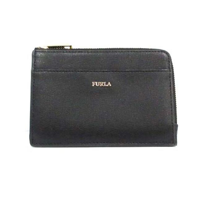 Furla(フルラ)のフルラ カードケース付ミニウォレット 小銭に入れ ラウンドファスナー 黒 レディースのファッション小物(コインケース)の商品写真