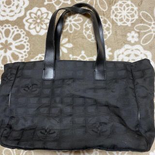 ショルダーバッグA4サイズ黒ブラックトートバッグシャネル CHANEL