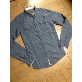 ザラ(ZARA)の美品ZARA MAN ドット柄シャツ ザラ(シャツ)