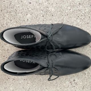 ジョゼフ(JOSEPH)のJOSEPH HOMME ドレスシューズ 黒　編み込み leather レザー(ドレス/ビジネス)