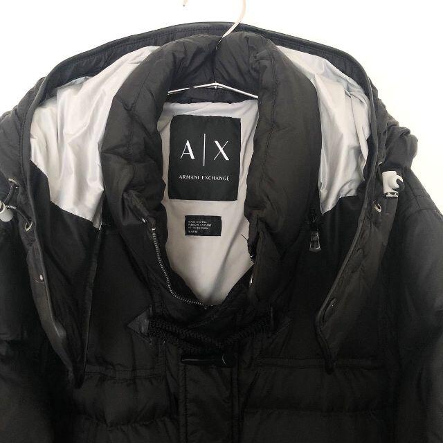 美品!ARMANI EXCHANGE 肉厚 中綿ジャケットブラック ビッグサイズ