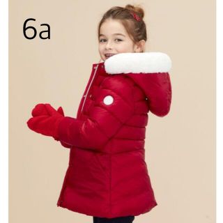 Petit Bateau(red)コート　女の子用　冬用