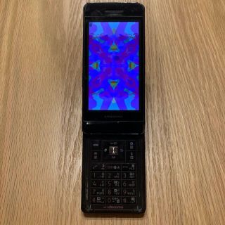 エヌティティドコモ(NTTdocomo)のdocomo　amadana携帯　N-07B　ブラック(携帯電話本体)