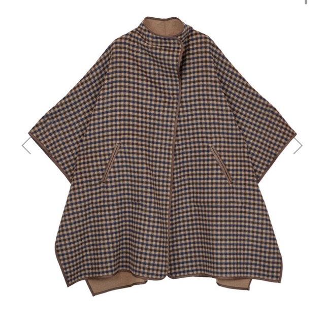 Ameri VINTAGE(アメリヴィンテージ)の【Ameri Vintage】REVERSIBLE PONCHO COAT★新品 レディースのジャケット/アウター(ポンチョ)の商品写真