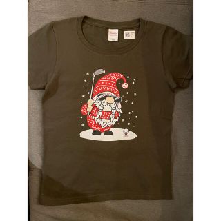 新品未使用　ゴルフを遊ぶサンタクロース　Tシャツ(シャツ/ブラウス(半袖/袖なし))