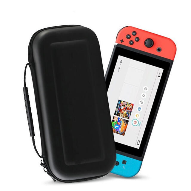 Nintendo Switch ニンテンドースイッチ ケース 任天堂 黒 エンタメ/ホビーのゲームソフト/ゲーム機本体(その他)の商品写真
