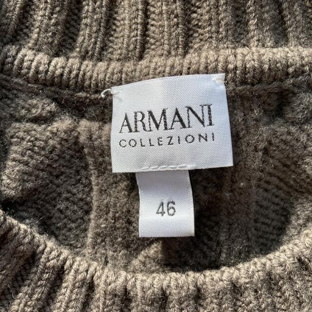 ARMANI COLLEZIONI(アルマーニ コレツィオーニ)のARMANI COLLEZIONI ケーブルニット メンズのトップス(ニット/セーター)の商品写真