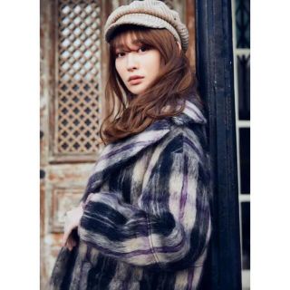 スナイデル(SNIDEL)のPlaid Wool and Mohair-blend Coat (ロングコート)