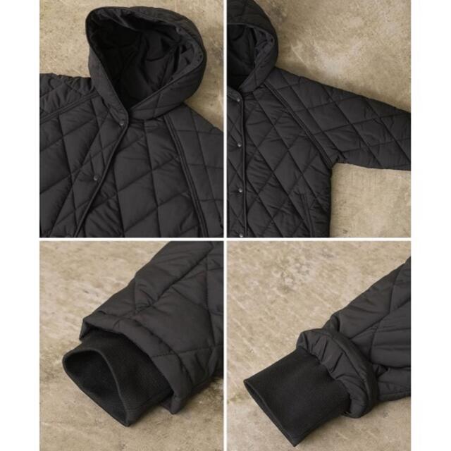Re:EDIT  中綿オーバーサイズキルティングコート　ブラック レディースのジャケット/アウター(ロングコート)の商品写真