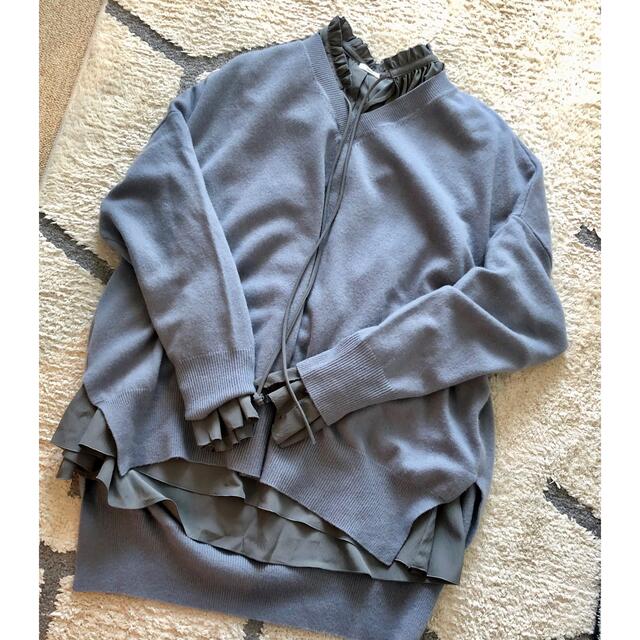 美品♡IENA カシミヤ ワイドVネックプルオーバー 最新グッズがいっぱい ナチュラル ワイドVネックプルオーバー カシミヤ IENA ニット/セーター