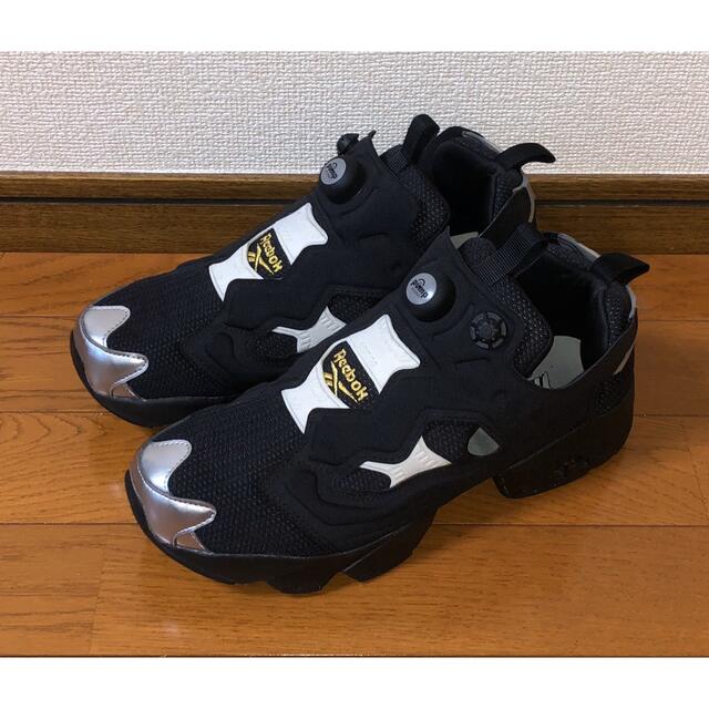 Reebok - 良品 REEBOK PUMP FURY 26cm ブラック シルバー 黒 銀 灰の