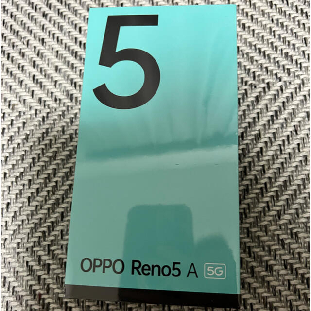 【新品未開封】OPPO Reno 5A シルバーブラック　Ymobile版