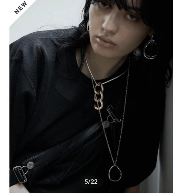 IENA(イエナ)の【 Seads Mara 】シーズマーラ Twist hoop necklace レディースのアクセサリー(ネックレス)の商品写真