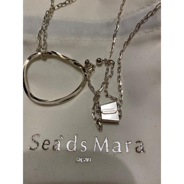 【 Seads Mara 】シーズマーラ Twist hoop necklace 5