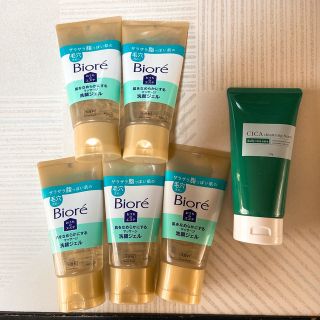 ビオレ(Biore)のビオレ　洗顔ジェル150g×5本＋シカ洗顔フォーム(洗顔料)