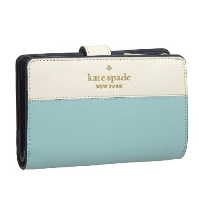 新品✨タグ付き♪定価39,600円 kate spade 二つ折り 牛革財布 - www