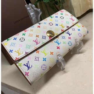 ルイヴィトン(LOUIS VUITTON)のルイヴィトン マルチカラー長財布 ホワイト(財布)