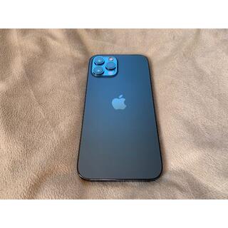 アップル(Apple)のiPhone12 pro max 256GB ブルー SIMフリー(スマートフォン本体)