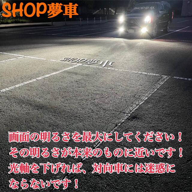 新発売❗️34000LM‼️フォグランプ　LED 鈴蘭✨外車可　ホワイト　H8