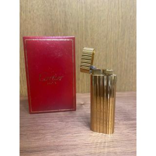 カルティエ(Cartier)のカルティエ　ゴールドストライプ　(タバコグッズ)