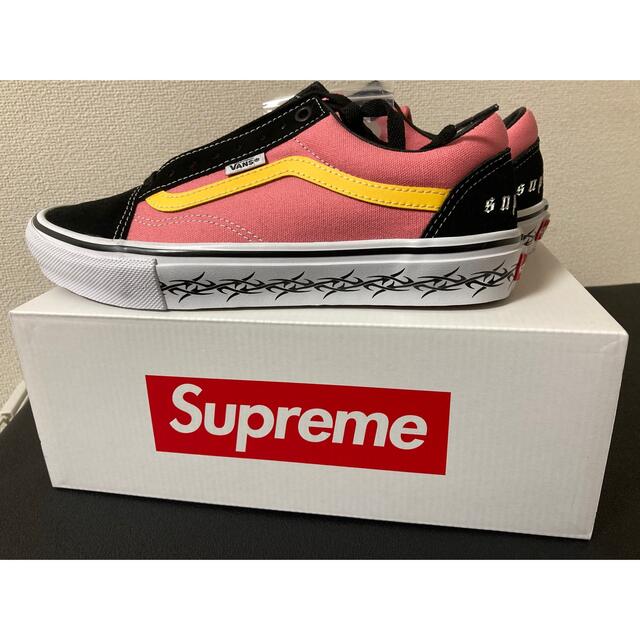 込、27㎝ Supreme / Vans Old Skool Pink