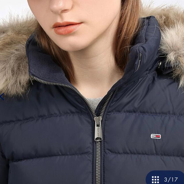 TOMMY HILFIGER(トミーヒルフィガー)のまぁちゃん様専用！黒ニットandトミーヒルフィガー  ダウン レディースのジャケット/アウター(ダウンジャケット)の商品写真