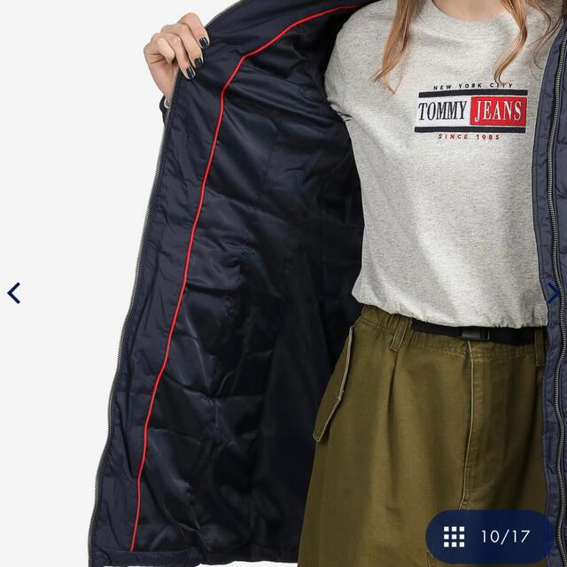 TOMMY HILFIGER(トミーヒルフィガー)のまぁちゃん様専用！黒ニットandトミーヒルフィガー  ダウン レディースのジャケット/アウター(ダウンジャケット)の商品写真