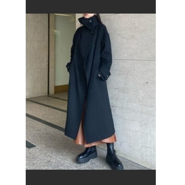 rienda - rienda 2wayハイネックオーバーウールコートの通販 by @yy