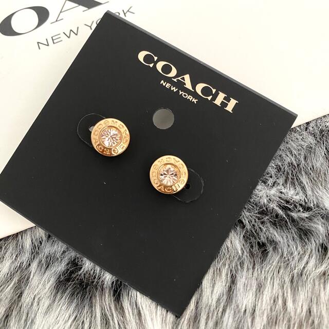 COACH ピンクゴールド　ネックレス　ピアス　セット