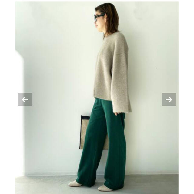 L'Appartement DEUXIEME CLASSE(アパルトモンドゥーズィエムクラス)のAmericana/Pile Relax Pants38 レディースのパンツ(カジュアルパンツ)の商品写真