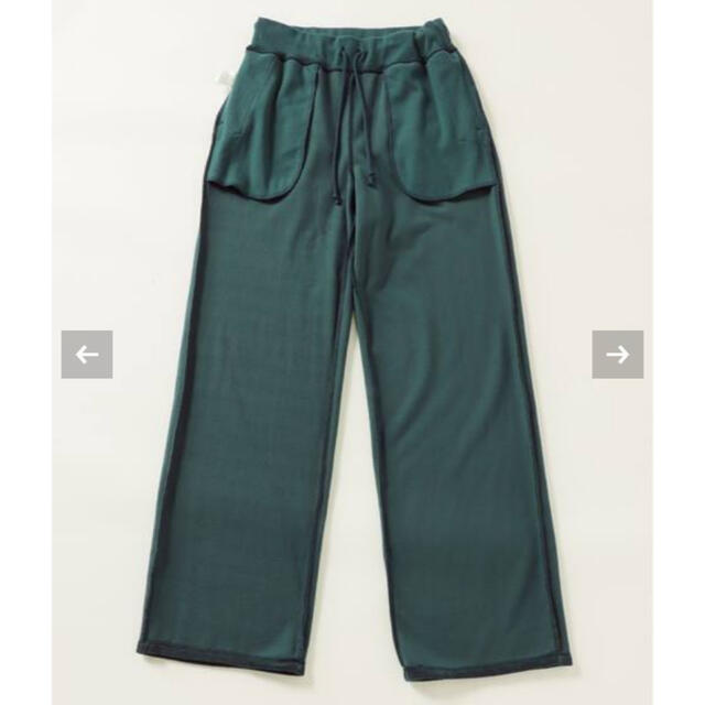 L'Appartement DEUXIEME CLASSE(アパルトモンドゥーズィエムクラス)のAmericana/Pile Relax Pants38 レディースのパンツ(カジュアルパンツ)の商品写真