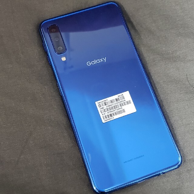 SAMSUNG Galaxy A7 ブルー SM-A750C SIMフリー 1