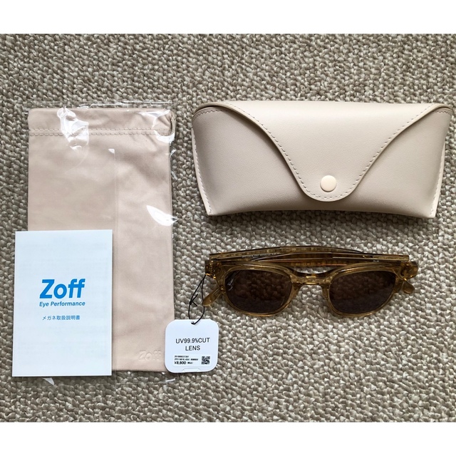 Zoff(ゾフ)のZoff Reika Yoshida ウェリントン　サングラス レディースのファッション小物(サングラス/メガネ)の商品写真